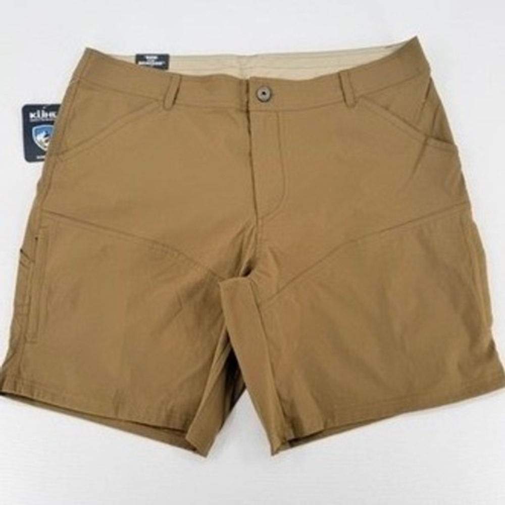 Kuhl Renegade Shorts 8" Khaki Performance Hiking Mens Size 40 NWT
